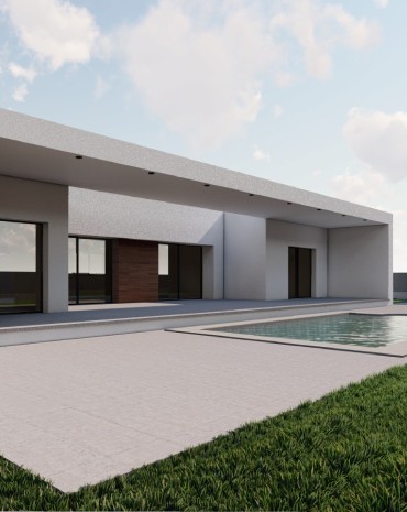 Proyectos vivienda unifamiliar con piscina